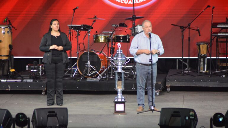 Intendente de Tacuarembó, Prof. Wilson Ezquerra Martinotti. 