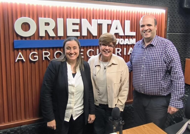 María José Alonso visitó los estudios de Fogón Oriental.