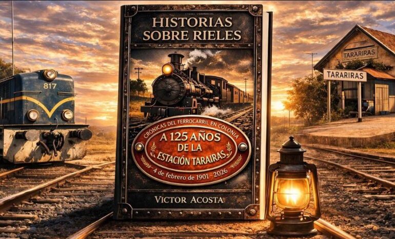 Víctor Acosta y su libro Historia sobre rieles.