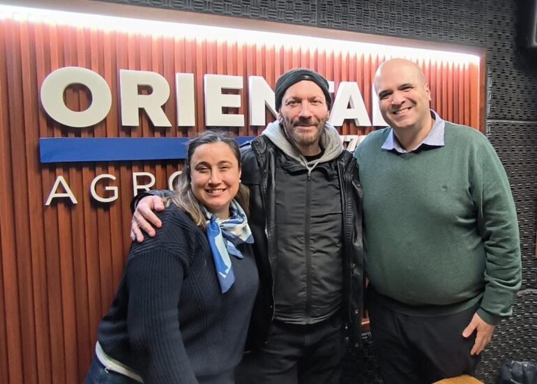 Jorge Nasser visitó La Peña del Fogón de Fogón Oriental.